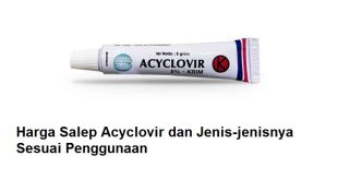 harga Acyclovir salep